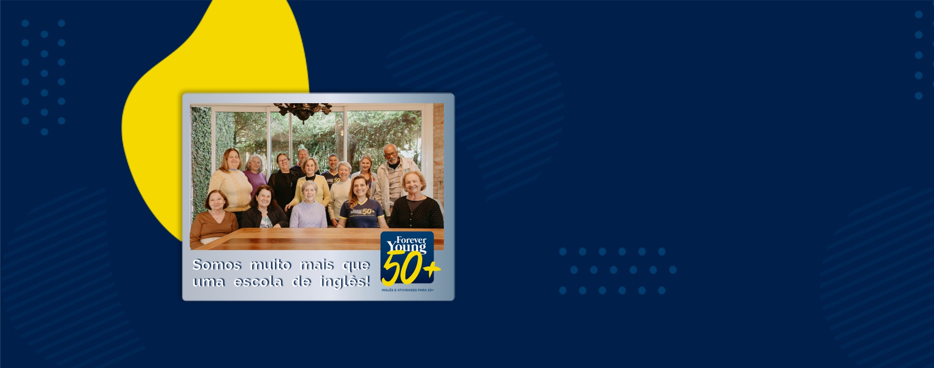 Curso de inglês para maiores de 50 anos